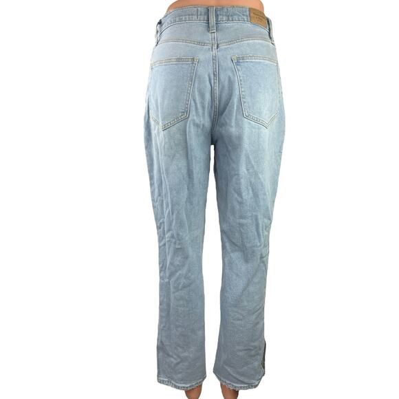 Abercrombie & Fitch 90's Straight Ultra High Rise Medium Wash Denim Jeans Sz 27 - Picture 3 of 5